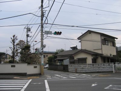 松田入口交差点で右折、県道78号線へ